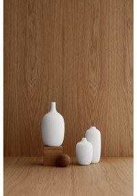 Vaso bianco in ceramica (altezza totale 13 cm) Ceola – Blomus