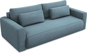 Divano azzurro allungabile/con contenitore 238 cm Kapua – Makamii