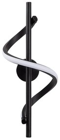 Lampada da parete LED nera Likma – Opviq lights