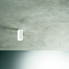 Lampada faretto da interno FILO in alluminio verniciato 6x12 cm Bianco