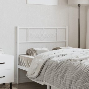 Testiera İn Metallo Bianco 75 Cm /