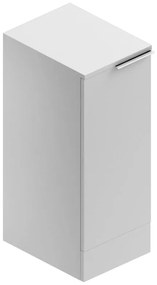 Armadietto bagno a terra Jnka SENSEA 1 anta P 45 x L 35 x H 91 cm bianco lucido truciolare