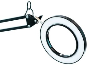 Brilagi - Lampada da tavolo LED dimmerabile con una lente d'ingrandimento LED/12W/5V 3000/4200/6000K nero
