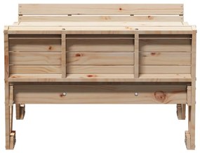 Tavolo da picnic per bambini 88x122x58cm legno massello di pino