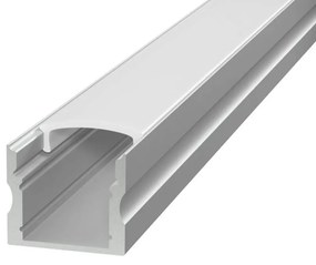 Profilo Alto 1m e 2m per striscia LED Alluminio Quadrato Variante Lunghezza Profilo 1 metro