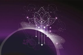 Carta da parati – Feng Shui loto