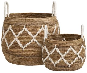 Set di cesti in vimini 2 pz ø 41x32 cm Altea – House Nordic