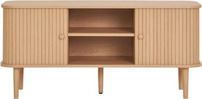 Mobile TV di colore naturale con effetto pino 113x51,5x40 cm Nikko – House Nordic