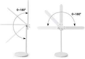 Aigostar - Lampada da tavolo LED dimmerabile ricaricabile 3W 5V 1800mAh