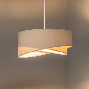 Maco Design Lampada a sospensione Vivien, bicolore, beige/bianco