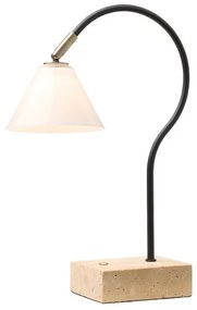 Question Portable Lampada da Tavolo Nero Antique/Ottone Opale - Halo Design