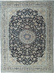Nain Tappeto persiano 400 x 300 Blu (Iran) Annodato A Mano