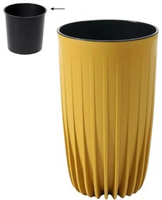 Vaso di design MIRA in senape 30 cm