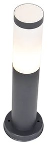 Lampada da palo antracite 45 cm IP44 - Rox