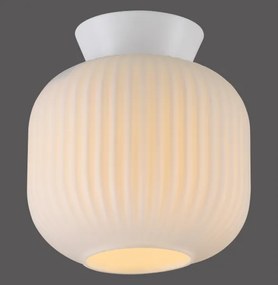 Schöner Wohnen 13574-16 - Plafoniera NAMI 1xE27/25W/230V Ø 20 cm bianca