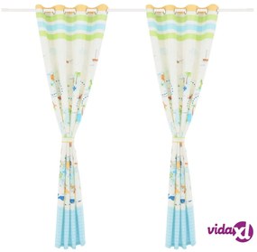 vidaXL Tende Oscuranti per Bambini 2pz 140x240cm Giramondo