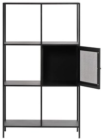 Libreria in metallo nero 80x138 cm Malibu - Unique Furniture