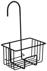 Mensola da bagno da appendere nera in acciaio inox Milito – Wenko