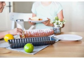 Teglia da forno TORO 31,5x12 cm nera