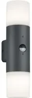 Applique da giardino 2 luci con sensore Hoosic antracite Trio