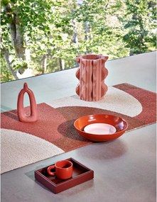 Tappeto da interno/esterno color mattone 70x90 cm Hill Brick Rust – Pappelina