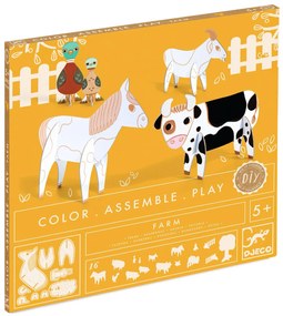 Colora, assembla e gioca – Fattoria