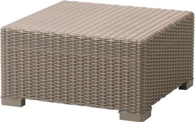 Tavolino da Giardino 68x68x35h cm California Cappuccino...