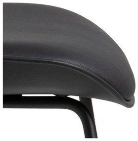 Sgabello da bar nero (altezza della seduta 76 cm) Tina – Actona