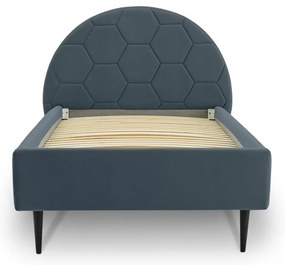Letto blu per bambini con contenitore 90x200 cm Mercury - Scandic