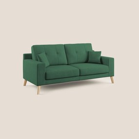 Danish divano moderno in tessuto morbido impermeabile T02 verde 186 cm