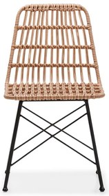 Set di 2 sedie da giardino in rattan Gabriela - Bonami Essentials