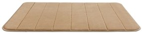 Tappeto da bagno beige con memory foam , 80 x 50 cm Stripes - Wenko