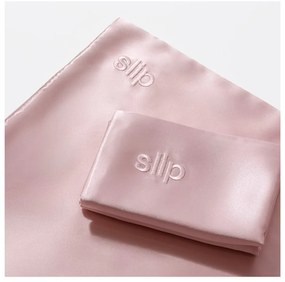 Federa per cuscino in seta 51x76 cm Pink – slip