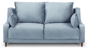 Divano in velluto azzurro Freesia, 150 cm - Mazzini Sofas