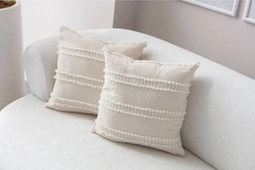 Federe decorative in set 2 pz 43x43 cm Tuffet – Mioli Decor