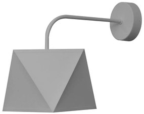 Applique ADAMANT 1xE27/15W/230V grigio