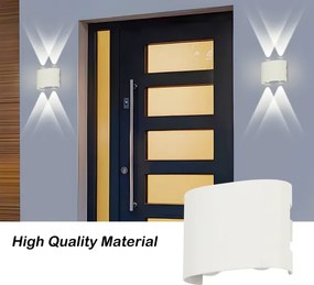 Brilagi - Applique LED per esterni FLAREBOX LED/4W/230V bianca IP65