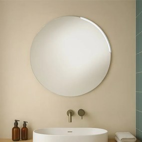 Specchio bagno rotondo con luce a led integrata da 60cm