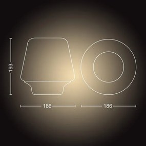 Philips 40801/30/P6 - Lampada LED dimmerabile Hue WELLNESS 1xE27/8,5W/230V + DO