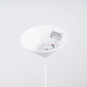 Sollux SL.1325 - Lampadario a sospensione con filo ZUMA 1xE27/15W/230V diametro 30 cm bianco