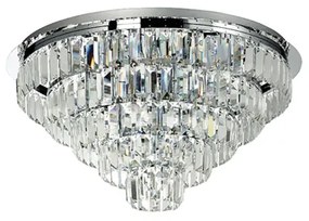 Lampada plafoniera D60cm 12 luci G9 - CASTLE Silver