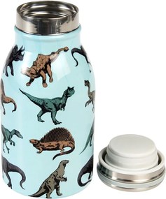 Bottiglia per bambini azzurra in acciaio inox 250 ml Prehistoric Land – Rex London