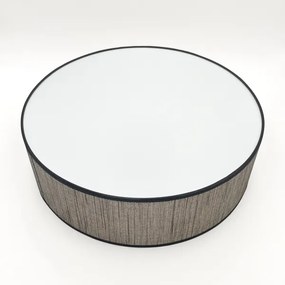 Plafoniera SIRJA 2xE27/15W/230V Ø 45 cm marrone