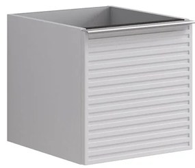 Struttura semi colonna da bagno Pixel2 cassetti laccato opaco bianco L 40 x H 40 x P 45.5 cm