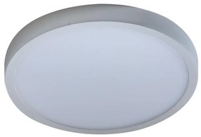 Azzardo AZ4238 - Plafoniera LED MALTA LED/18W/230V d. 22,5 cm bianco