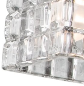 Vetro di ricambio trasparente per lampada da soffitto E14/65x65 mm