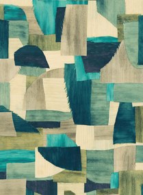 Essentials Carta da parati Urban - Turquoise