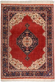 Ghom Tappeto 100 x 140 Rosa (Iran) Annodato A Mano
