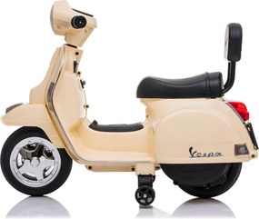 Piaggio Mini Vespa PX150 Elettrica 6V per Bambini Crema...