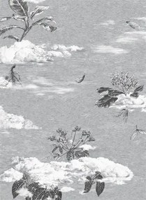 Sian Zeng Carta da parati Autumn Cloud Forest - Black/ White